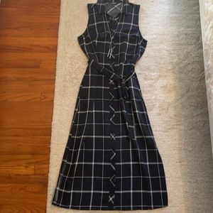 Banana Republic side slit maxi dress